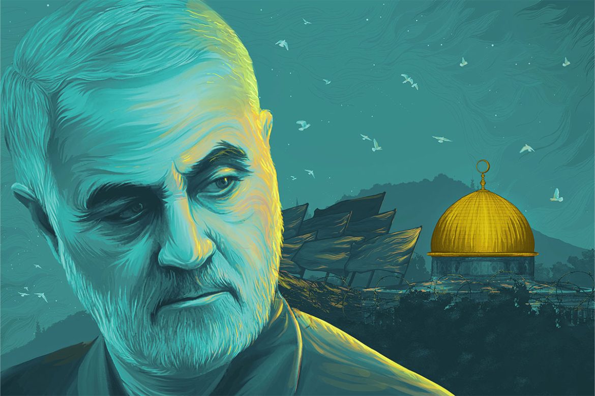 طوفان الاقصى وجهود سليماني شهيد القدس منا سلاما